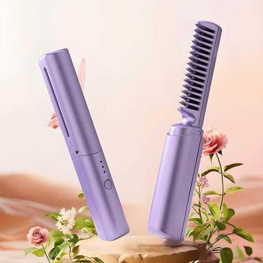 Meneflix ProGlow Mini Hair Straightener Hot Comb